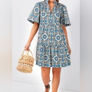white christmas dresses White Front Zip Denim Mini Dress main image 1